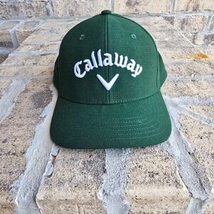 Callaway Performance Pro Golf Hat Mens Kelly Green Adjustable Odyssey Logo NEW